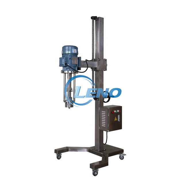 movable manual lifting high shear mixer