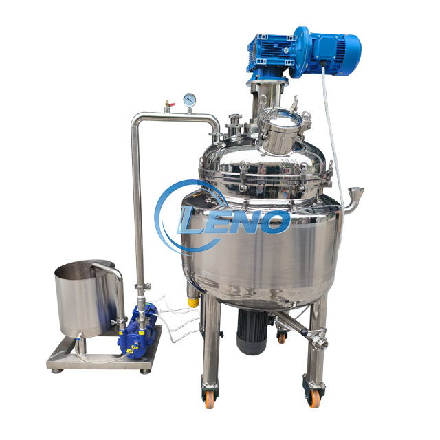 Stainless Steel Electric Heating Jacket Vacuum Homogenizer Mixing Tank
