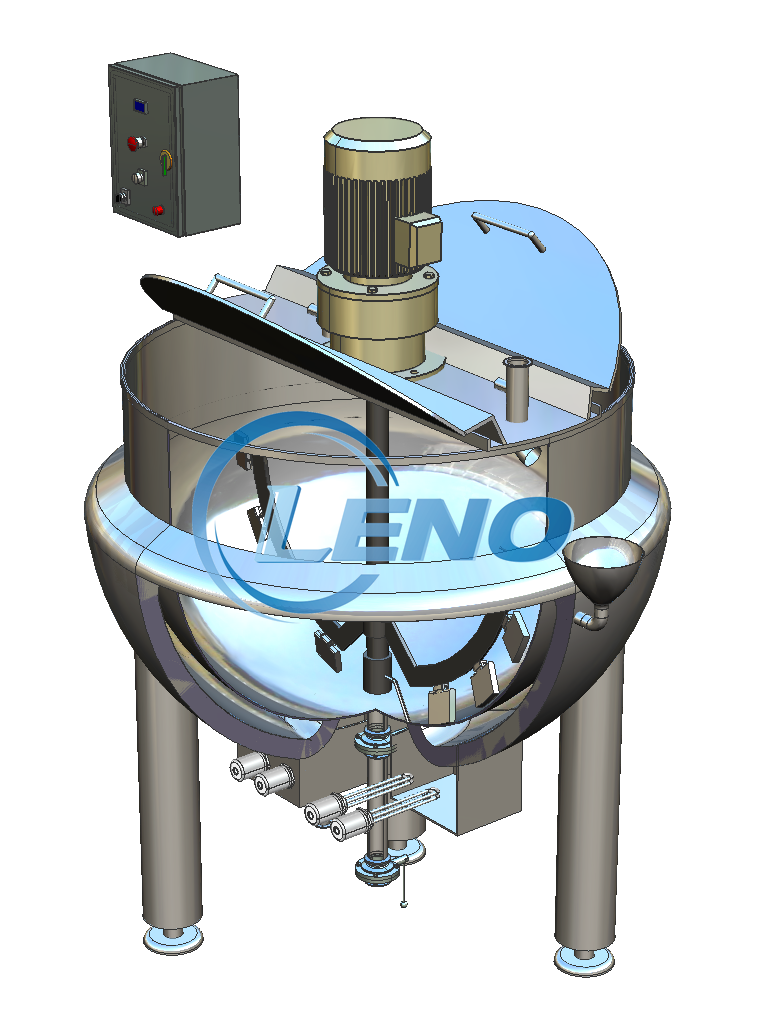 Fixed electrical heating jacket kettle