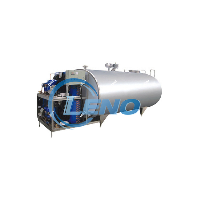 SS304 316 Horizontal Type Milk Storage Cooling Tank