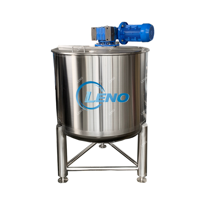 LENO 500L Single Layer Stainless Steel Half Opening Lid Blending Agitator Tank 