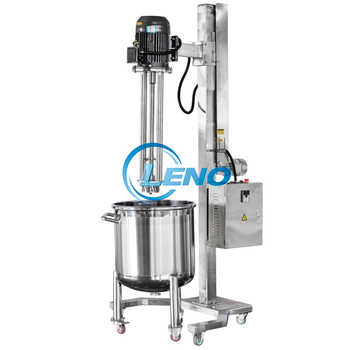 LENO lifting emulsifying high shear mixer with tank combo for oil shampoo mayonnaise