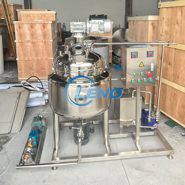 Stainless Steel Electric Heating Jacket Vacuum Homogenizer Mixing Tank