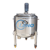 SS304 316 500L Electrical Heating Mobile Mixing Jacke Tank