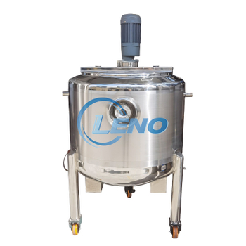 SS304 316 500L Electrical Heating Mobile Mixing Jacke Tank