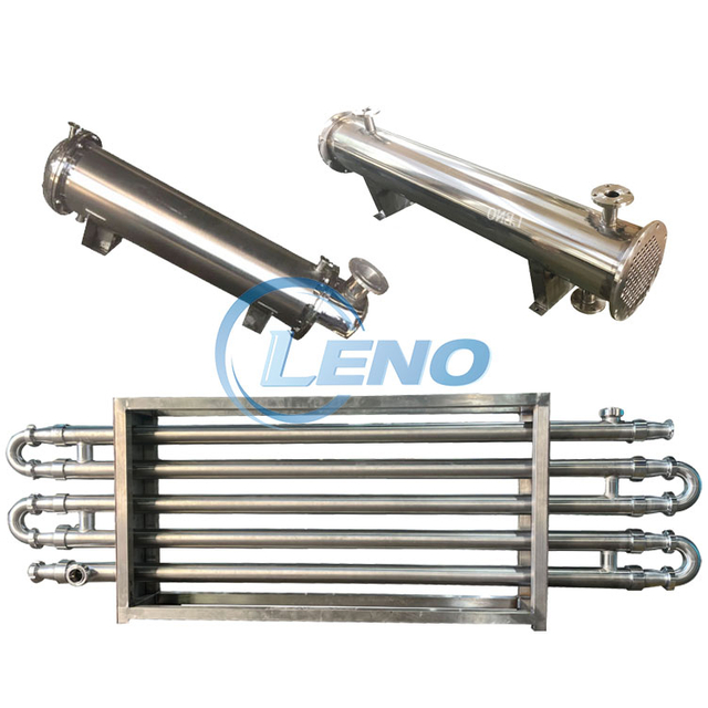 LENO Stainless Steel Tubar Piper Condenser Shell Heat Exchanger
