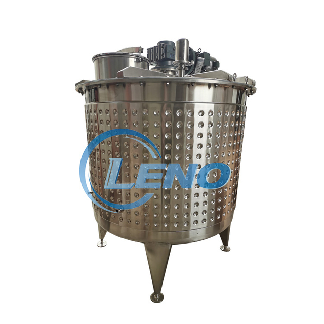 LENO 400L Stainless Steel Dimple Jacket Tank