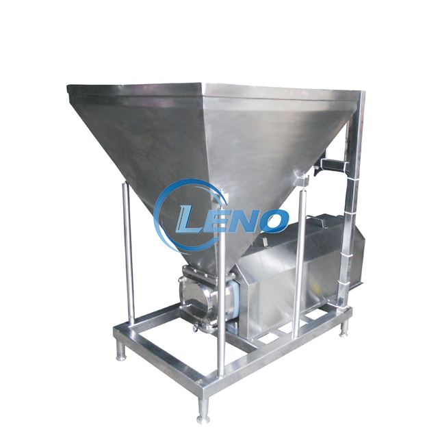 vertical inlet lobe pump for transfering high viscosity liquid