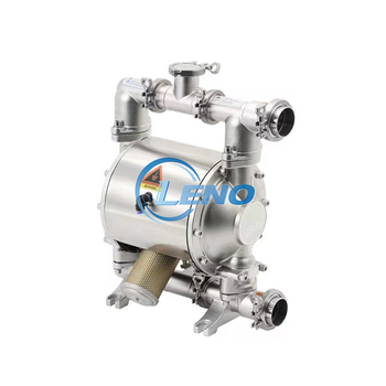 LENO Stainless Steel Pneumatic Food Grade Diaphragm Pump 