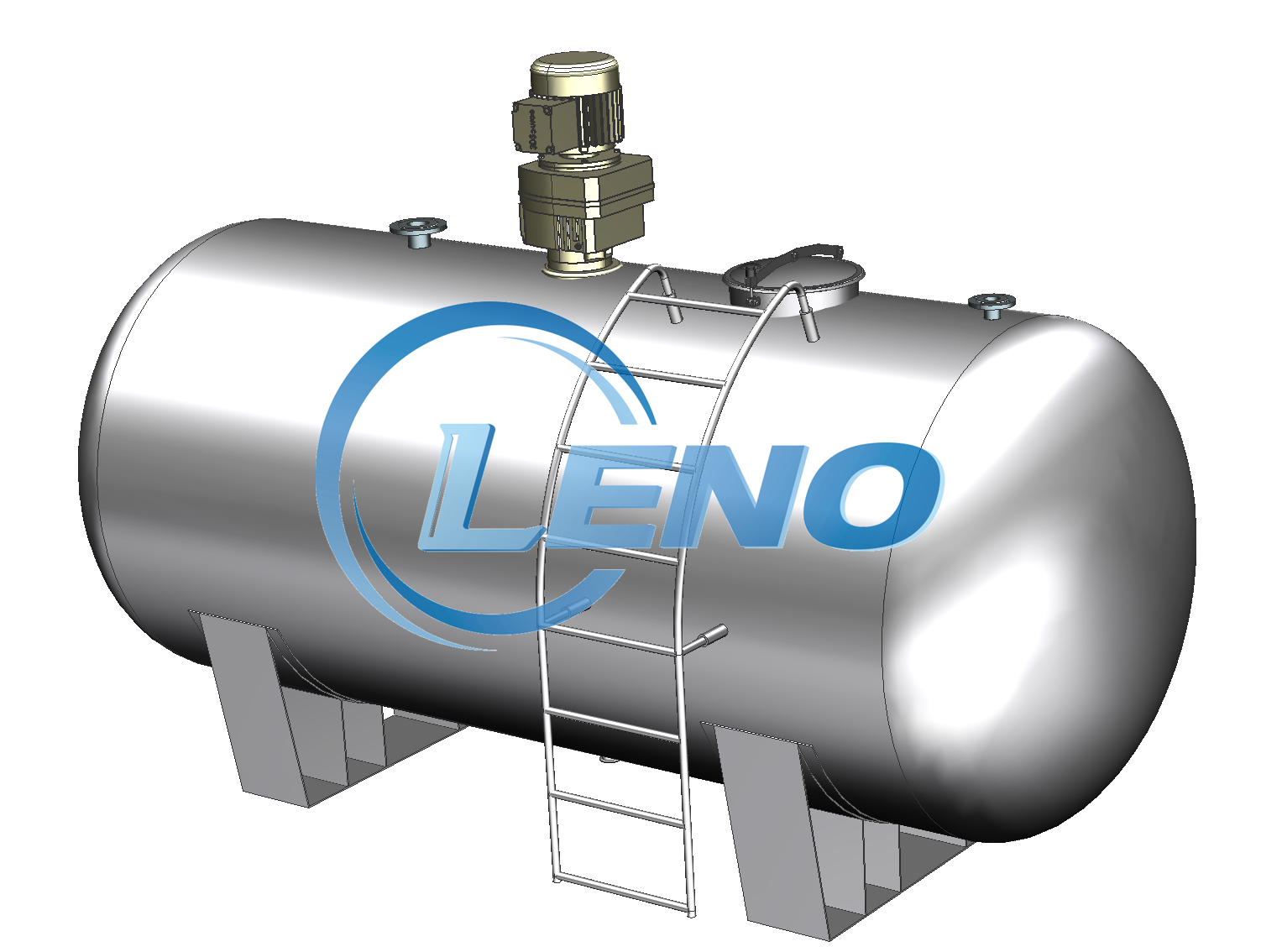 horizontal storage tank