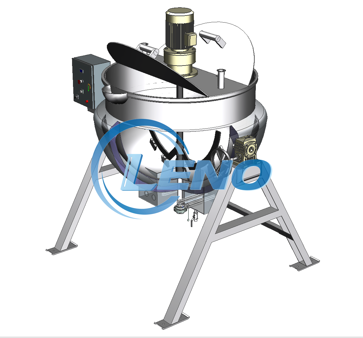 tilting electrical heating jacket kettle