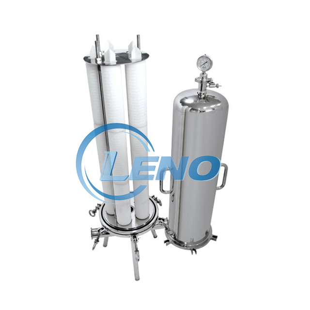 LENO SS304 316L multiple water PP PE Cartridge Filter Housing