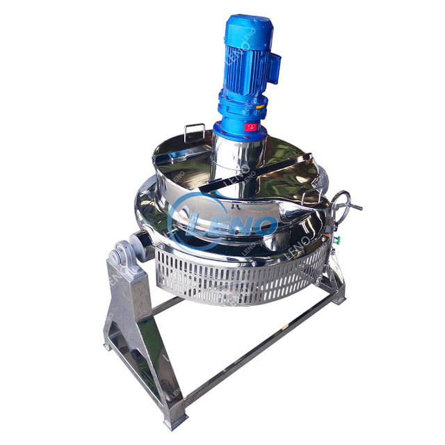 LENO Manufacturer Tilting LPG ,natural Gas Heating Jacket Kettle