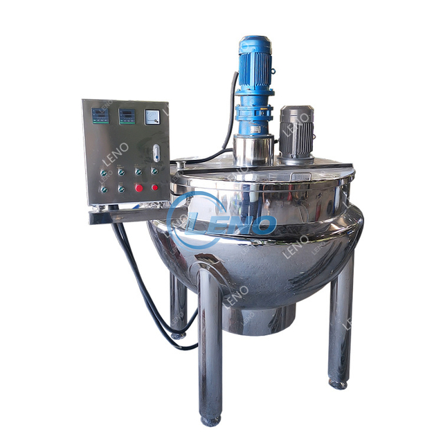 Factory Selling Fixed Double Jacket Kettle with Mixer for Jam Tomato