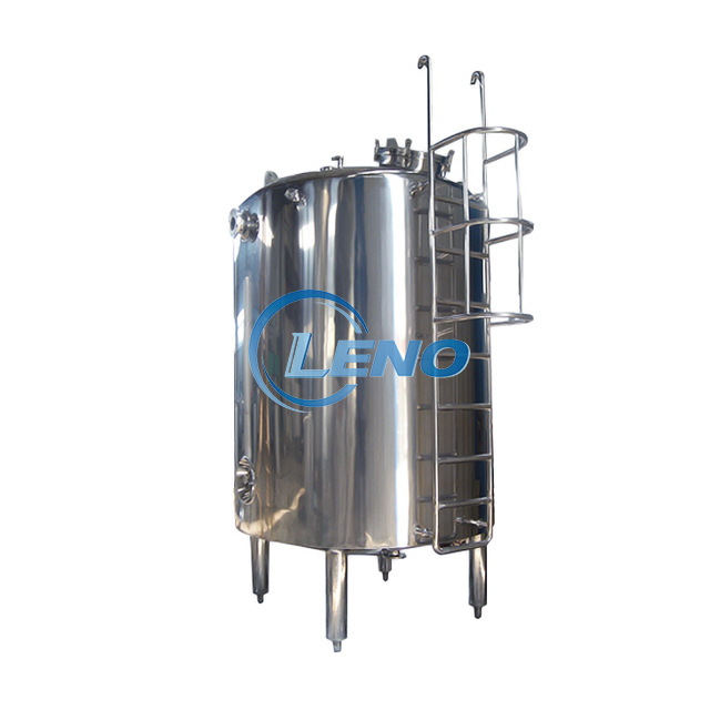 8000L Stainless Steel Acid Alkali Storage Tank Wth Ladder