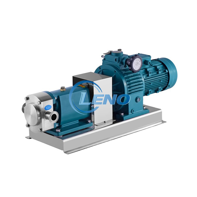 LENO Factory selling Food grade rotary lobe pump for honey jam shampoo