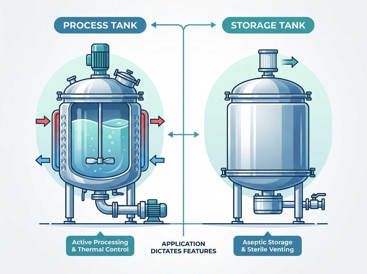 Stainless steel pharmaceutical tank engineering